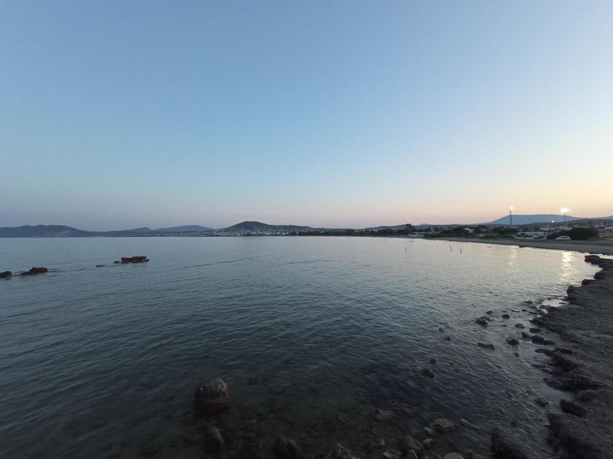 Apartamento Flat With Garden Near Sea, Port And Airport Artemida  Exterior foto